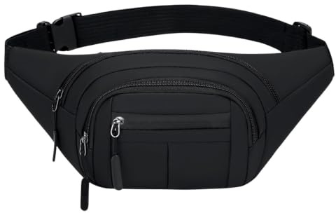 Banane Homme Pochette Banane étanche et imperméable pour téléphone, Grande | Banane homme pour Extérieur Randonnée Sport Running Fitness Course à pied Shopping