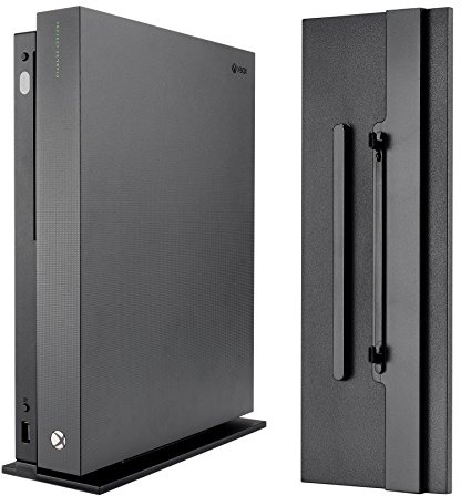 eXtremeRate Soporte Vertical para Xbox One X Armazón de enfriamiento Bases para Xbox One Perpendicular Accesorios para la Consola de Xbox One X Negro