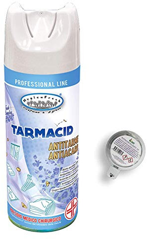 HOME PRO HygienFresh Tarmacid Spray Antitarme Antiacaro Deodorante Professionale Tessuti Ambienti Cassetti Insetticida 400ml
