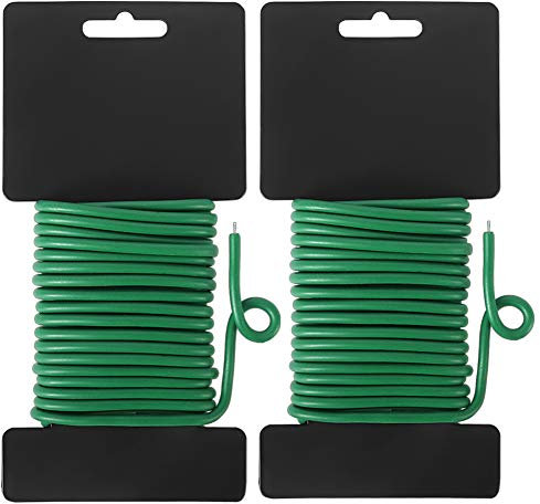 Shintop Tomato Plant Ties,32.8 Feet Soft Green Garden Wire for Climbing Plants,Vines,Shrubs and Flowers,Tree Ties