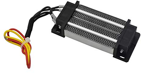 Chauffe-mains 2 Pcs Chauffer outil isolé PTC céramique de réchauffeur d'air 200W 12 V (AC/DC) 2 Row/mini-incubateur oeufs d'incubation Chauffe Équipement