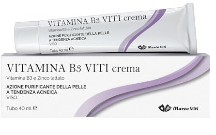 Marco Viti Vitamina B3 Viti - Crema Purificante per pelle Acneica, 40ml