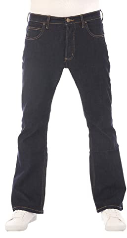 Lee - Jeans da uomo con taglio bootcut, modello Denver, colore blu, in cotone elasticizzato, taglie w30, w31 w32, w33, w34, w36, w38, w40, w42, w44