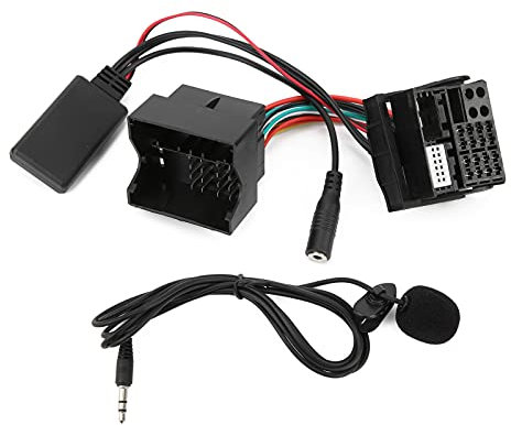 Tbest RCD 510 Bluetooth, RCD 310 Bluetooth Freisprecheinrichtung, Auto Mikrofon Aux Bluetooth Adapter,Mikrofon Adapter Auxiliary O Wire 150Cm/59In Länge Ersatz Für RNS 510/Rcd 300