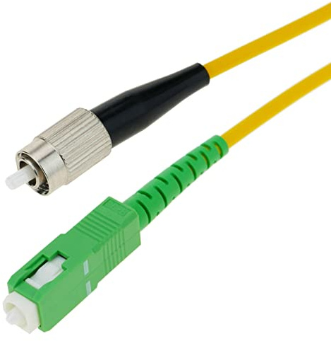 CableMarkt - Cable Fibra Óptica FC/PC - SC/APC Monomodo Simplex OS2 9/125 µm 1 m