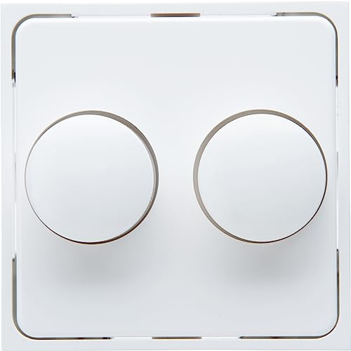 Kopp Athenis Abdeckung für Doppeldimmer, arktis-weiß, matte Oberfläche, 492832183