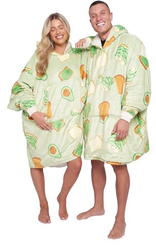 GC GAVENO CAVAILIA Oversized Hoodie Blanket Women Men - Giant Sweatshirt Hooded Blanket With Pockets - Sherpa Fleece Blanket Hoodie - Wearable Throw Blanket Hoody - One Size Fit All