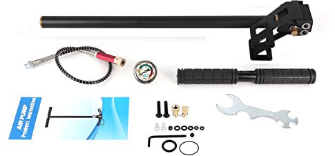 SYH&AQYE PCP Handpumpe, Hochdruck 0 6000 Psi Reifenpumpe, 3 Stufige Tragbare Handpumpe für Pistolen, Gewehre, Luftgewehre, für Autoreifen, Motorradreifen, Fahrradreifen