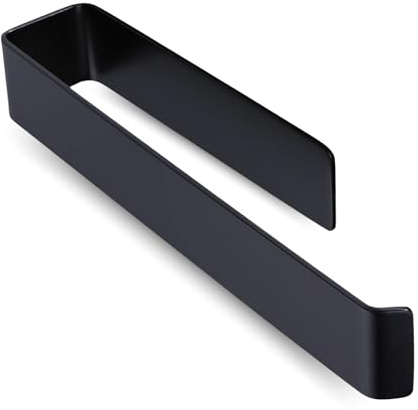 Toalleros de Baño sin Taladro, Acero Inoxidable 304, Toallero Adhesivo Negro Mate 26cm