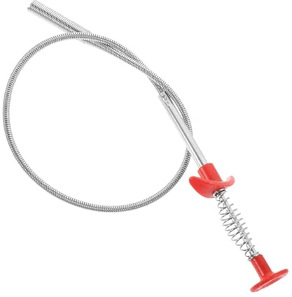 COLLBATH Desatascador y Mejorar Limpieza de Acero Inoxidable Flexible de Fregadero Pinza para Recoger Cabello en Baño y Cocina