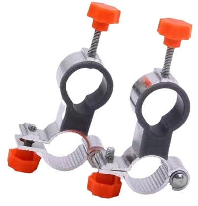 Fishing Umbrella Holder - Fishing Chair Clamp Bracket - 2 Heavy Duty Aluminum Alloy Umbrella Clamps for Fishing | Easy Installation Mounting Clip, Bracket for Fishing