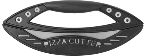 Cortador de pizza grande,Cortador de pizza con tapa - Cortadora de pizza para cocina - Cortador de pizza con anillo semicircular, cubierta ergonómica para cortadora de pizza de acero inoxidable