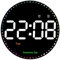 Wall Clock, 10 Inch Digital Alarm Clock with Large LED Backlit Display Plug-in Operation, Bedside Clocks with Date, Day and Temperature Battery Operated (Not Included) Automatic Photosensitivity