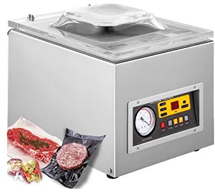 Máquina de envasado al vacío de alimentos de DZ-260S, sellador al vacío de cámara comercial, máquina de sellado de ahorro de alimentos for envasado de bolsas de carne de cocina