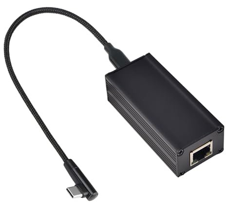 Adaptador USB C de transferencia de red y fuente de alimentación de 5 V y 10 W para dispositivos compatibles con USB C de baja potencia, tabletas, computadoras