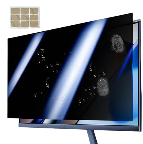 Bsbkoj Desktop Protective Film, TV Screen Protector, 14-Inch, 15.6-Inch, Anti-Scratch Coating, Blue Light Filter, Monitor Screen Privacy Shield for Laptop, Workplace, Home, Travel