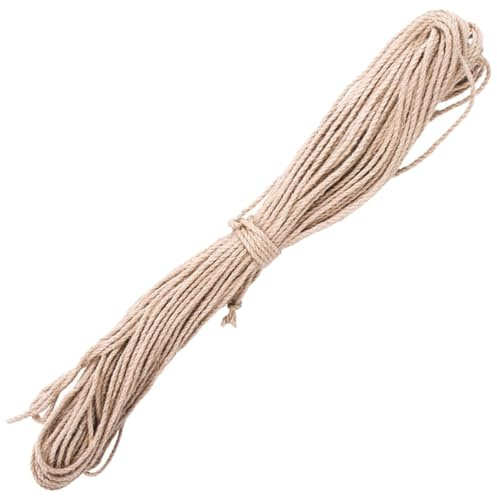 Toyvian Replaceable Household Sisal Rope Cat Scratcher Accessory for Protecting Wooden Furniture, Thin Khaki Cord for Cat Climbing and Daily Use Scratching