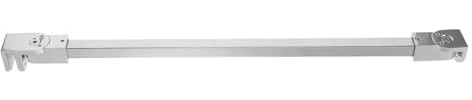 Toddmomy Barre de Support 40 Cm en Acier Inoxydable 304 pour Porte Verre sans Cadre, Fixation Murale Pivotante à 180° Adaptée aux Panneaux Fixes, Quincaillerie pour Salle de Bain Sécurisée
