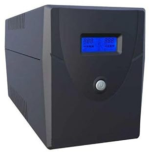 SAI monofásico offline interactivo - Potencia 1500VA/900W - Entrada 220~240 Vac /Salida 230 Vac - 4 salidas SAI/UPS protegidas - Tiempo de recarga 6~8 h - 2 baterías de plomo-ácido selladas