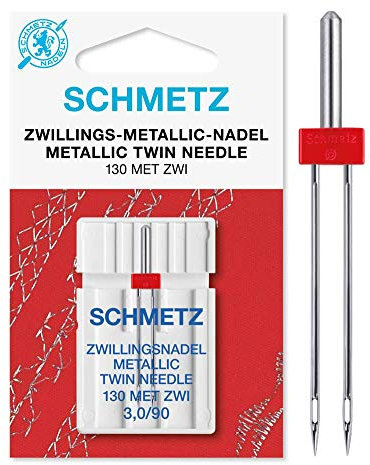 Schmetz Twin Metallic Stickmaschinennadel 90/3.00 Single