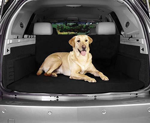 ADEPTNA Heavy Duty Finest Car Boot Liner Mat Bumper Protector – Water Resistant – Hair Resistant – Anti-Scratch – Non-Slip and Fits any Car
