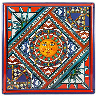 BACI MILANO Sole Mio Vassoio Quadrato 35 cm