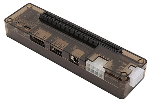 Bewinner Dock Esterno per Scheda Video per Laptop, DC 12V 150W Exp Estensione Grafica GDC Expresscard 6Pin 8P Interfaccia Dock di Uscita per Laptop