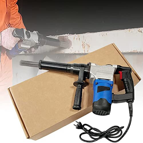 Electric Needle Derusting Gun,1100w 110v 220v Hand Held Needle Scaler Rust Removal Cleaning Machine,Rust Removal Machine Cleaning Tool,Eliminate The Coating,Rust,110V