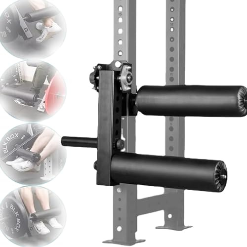 Qiang Máquina De Extensión Y Curl Piernas Ajustable Accesorio De Rack Sentadillas,para Gimnasio En Casa,Regálate Un Gran Entrenamiento para Parte Inferior Cuerpo,50mmdiameter-16mm