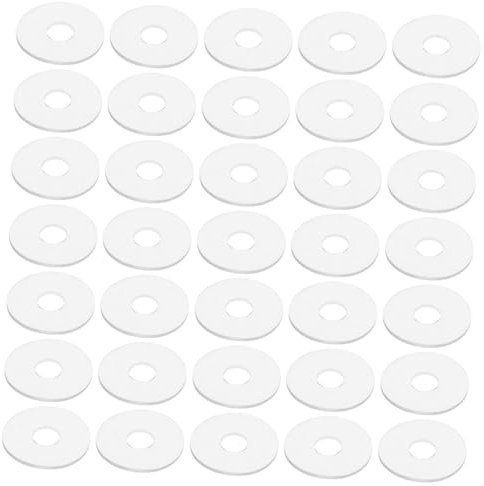 CANIGHT 50 Stück Vinyl-unterlegscheiben Für Schrauben Dichtungen Für Duschgriffschrauben Reparatur Von Flachdichtungen