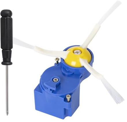 Tsffsy Motor de cepillo lateral mejorado para iRobot Roomba serie 500/600/700/800 870 880 760 770 780 500 600 700 595,Módulo que Incluye Motor y Cepillo Lateral con Tornillo