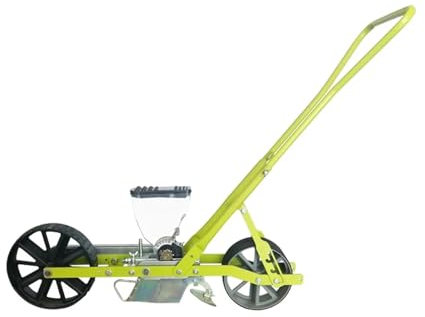 HPHPH Garden Push Seeder, Single Line Row Seedsplants Hand-push Seeder Machine Carrots Spinach Seed Disseminators Vegetable Seed Sowing Plant Tool, for Various Seeds