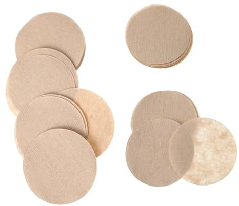 Cabilock 600 Piezas De Papel De Filtro De Café Redondo De Repuesto Para Filtros Coladores De Cafeteras Espresso Y De Goteo
