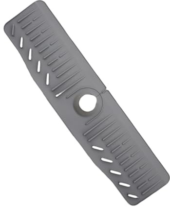 Tappetini in silicone flessibile sotto il lavandino protezioni per mobili da cucina e bagno con foro di scarico disegni organizzazione domestica sotto il lavandino tappetini di scarico