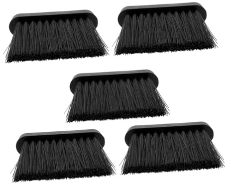Sosoport 5 piezas Cepillos para Chimenea de Plástico Duradero Escoba con Cerdas Suaves para Barrer Ceniza Limpieza Rápida y Hogares Villas y Hoteles