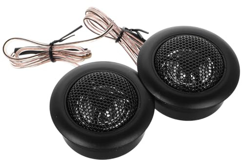 SHERCHPRY Tweeters Auto Ma-260 Paire 2 Pièces Haut-Parleur Tweeter à Pavillon pour Système Audio Voiture Robuste Installation Rapide Améliore Son Aigu Automobile