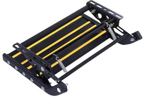 Yechiry Manuelle Klappbare RV-Stufe, Robust, rutschfest, 440 Lbs Belastbar, für Van, Wohnmobil, Aluminiumlegierung