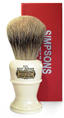 SIMPSONS COLONEL X2L BEST BADGER SHAVING BRUSH - PENNELLO DA BARBA IN TASSO