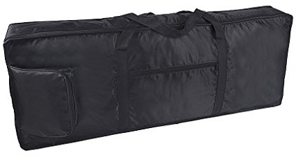 Oxford Portable 61-Key 54-Key Keyboard Electric Piano Padded Case Gig Bag Dual Zipper 10mm Padded Case with Handle Strap Adjustable Shoulder Backpack Travel Tote with Extra Pockets Dustproof