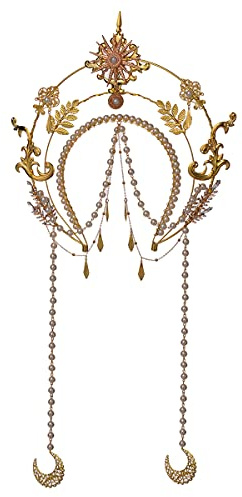 BLESSUME Halo Göttin Stirnband Damen Fasching Kostüm Accessoires