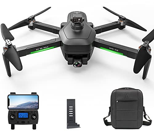 ZLL SG906 MAX1 GPS Drones with Camera for Adults 4K HD, 9800ft Control Range, 360° Obstacle Avoidance, 3-Axis Gimbal, Follow Me, Professional Drone Quadcopter, 1 Battery