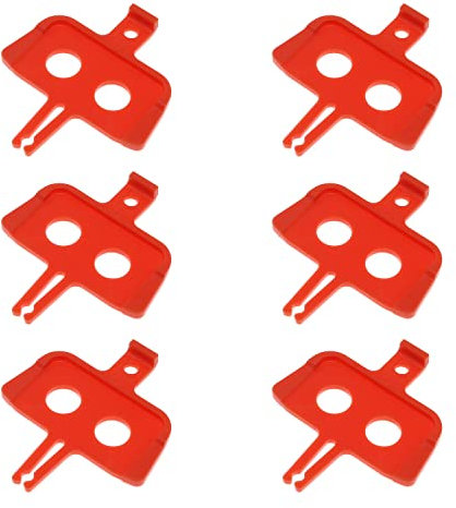 Maxmoral 6 espaciadores de pastillas de freno de bicicleta, almohadilla de freno de disco, espaciador de freno de disco, separador de freno, herramientas de reparación de ciclismo para