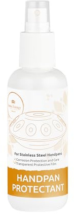 Sonic Energy Handpan Pflege für Edelstahl Handpans (SSHPP) | Flüssigpolitur, Versiegelung und Schutz, 150 ml, nicht fettend, hautverträglich