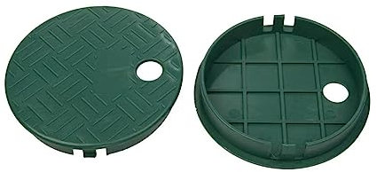 Plutreas ID 14 cm OD 15,2 cm Ventilkastenabdeckung Deckel Ersatz für kreisförmige Sprinkler-Bewässerungssystem (2)