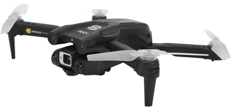 Mini Drone WiFi con Cámara Dual HD, Cuadricóptero Plegable con Zoom 50X con Luz LED, Detección Inteligente de Gravedad para Evitar Obstáculos, Dron RC para Adultos, Niños