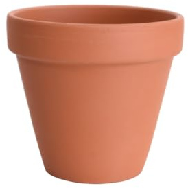 Tontopf Pflanztopf Blumentopf - für alle Pflanzen - innen und aussen - robust wiederverwendbar langlebig - Naturprodukt für mehr Bewusstsein (10 Stück - Innen Ø 9,4cm - Höhe 8,7cm)