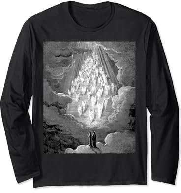 Goldene Leiter Gustave Dore Göttliche Komödie Dantes Paradies Langarmshirt