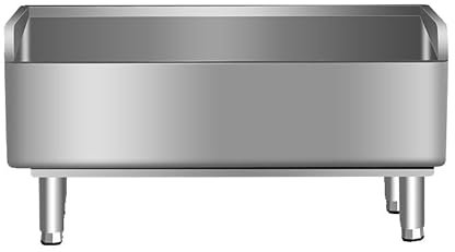 Cubo rectangular comercial de acero inoxidable 304 con kit de drenaje, fregadero grande para limpieza de suelos y trapeador húmedo