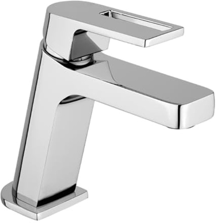 Yellowshop - Miscelatore bagno completo rubinetteria Open lavabo bidet vasca e doccia incasso ed esterno in ottone cromato flessibile inox piletta clic-clak Made in Italy (Lavabo)