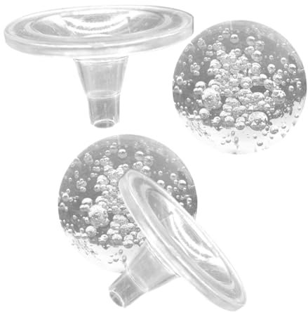 MOBUTOFU 2pezzi Palline di Decorative con Supporti per Fontana da Tavolo Accessori Cristallo per Decorazioni di e Acquari Facile Installazione e Ampia Compatibilità